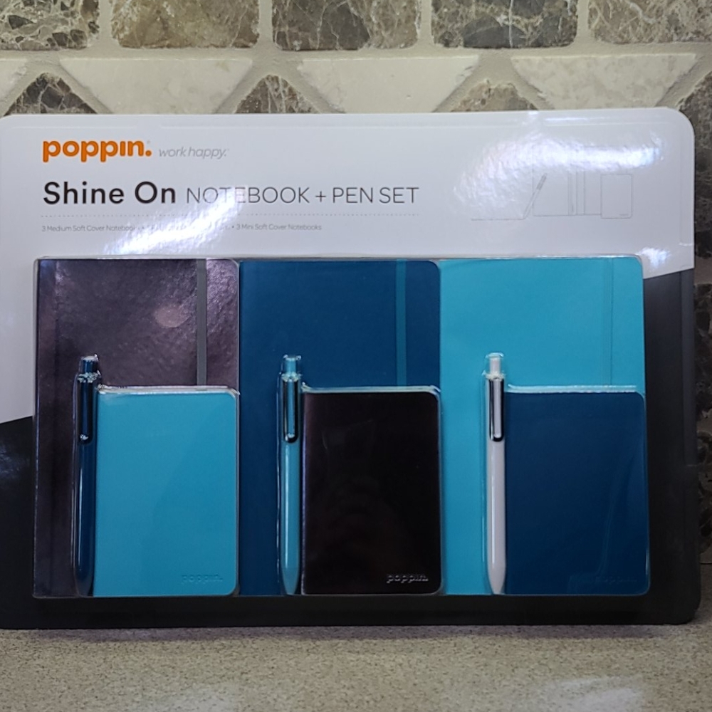 JOURNAL Shiny Books to put all your stuff in. Teal